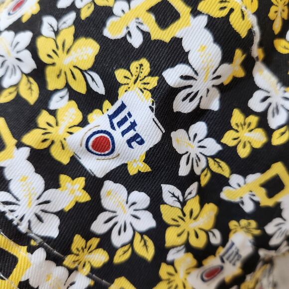 Stadium Giveaway Pittsburgh Pirates Miller Lite Floral Bucket Hat OS Unisex - Picture 2 of 9